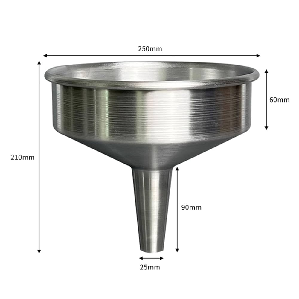 Amazon.co.jp: haoyunjianjiak 銅漏斗 じょうご 広口 大きい